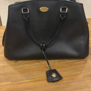 COACH Crossgrain Leather Small Margot Carryall Satchel F34607